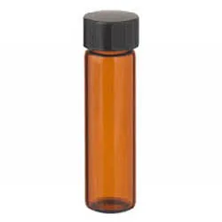 021886 - BOTTLE AMBER GLASS 8ML WITH CAP  (2 pcs/pkg)