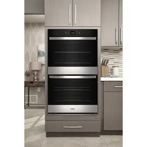 100 Total Cubic Feet Double Wall Oven With Air Fry When Connected - Stainless Steel