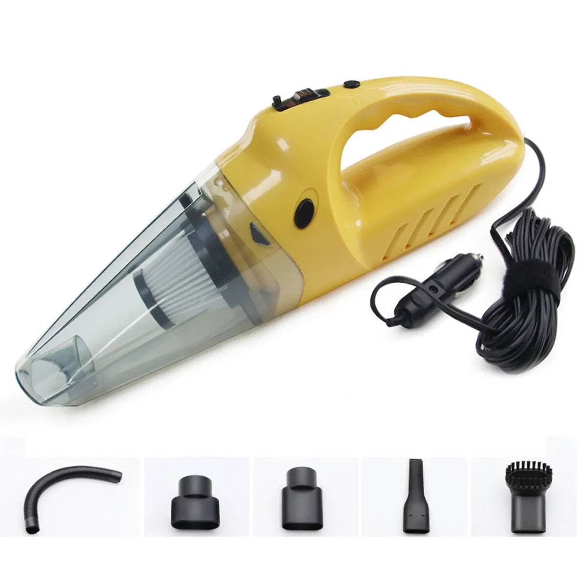 120W 3kpa Car Cleaner Wired Vacuum Handheld Rechargeable Mini