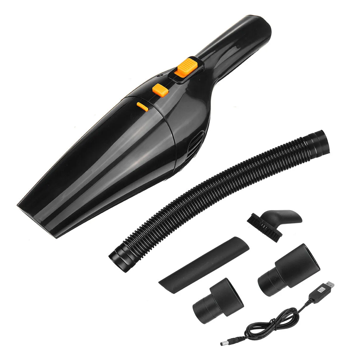 120W Cordless / Corded Portable Car Vacuum Cleaner 4500Pa 4000rpm/min Wet & Dry Handheld Duster for Home Car