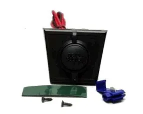 12V Car Power Accessory Outlet with Mounting Hardware