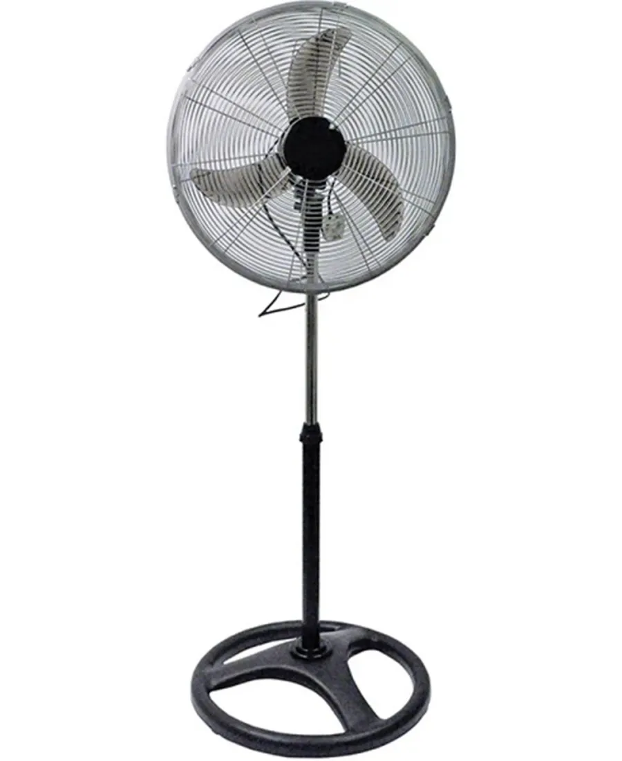 18" Pedestal High Velocity Oscillating Fan with 3 Speeds | Black