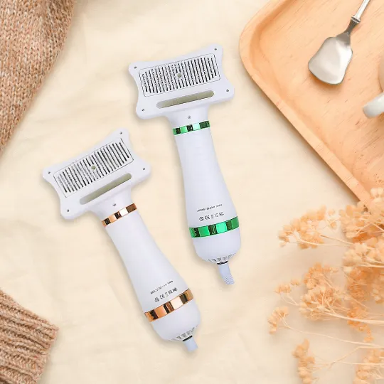 2-in-1 Pet Hair Dryer Brush