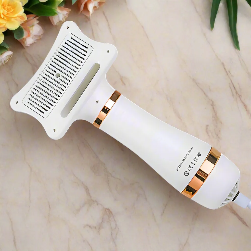 2-in-1 Pet Hair Dryer Brush