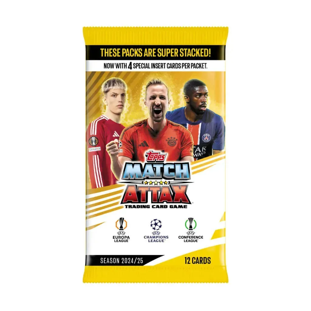 2024-25 Topps Match Attax UEFA Champions League Cards BOX (24 Packs Each)