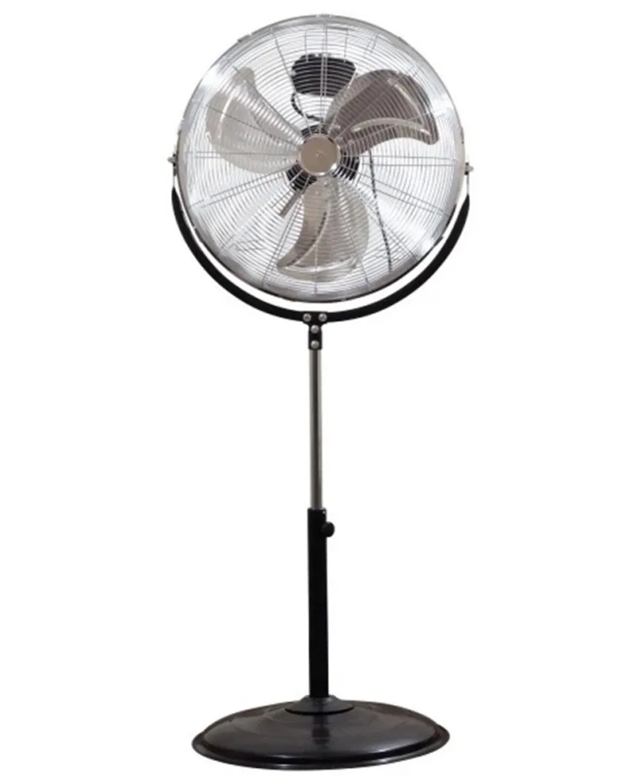 20" Pedestal High Velocity Oscillating Fan with 3 Speeds | Black