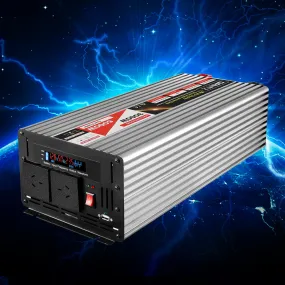 3000W/6000W Pure Sine Wave Power Inverter, LCD, USB, Giantz