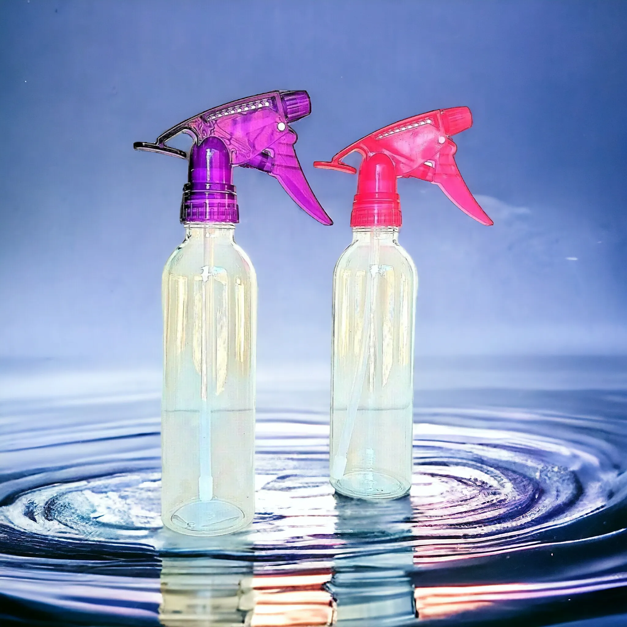 300ml Trigger Spray Bottle PET Plastic Colour Nozzle