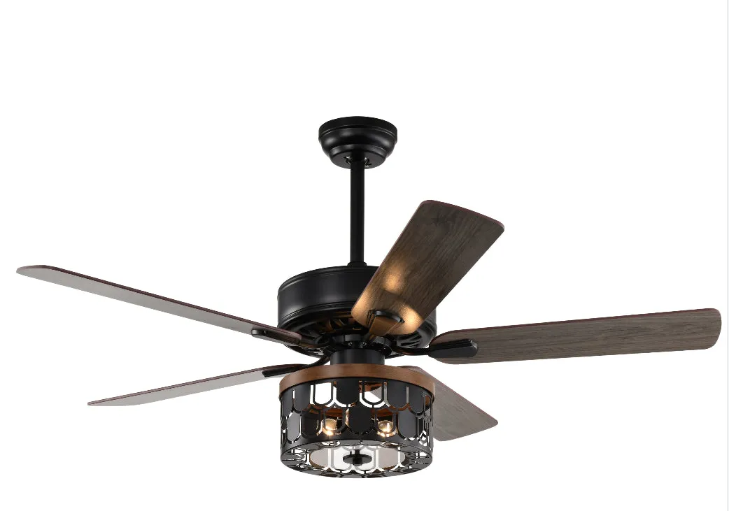 52'' Plywood Blades Ceiling Fan with Remote Control