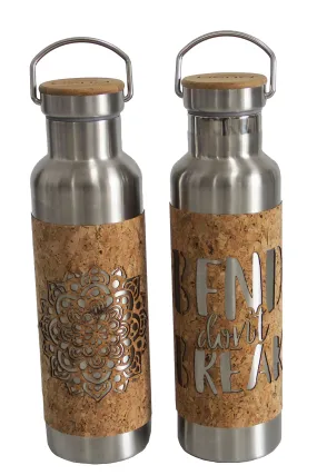 5319 - Stainless Steel Cork Wrapped Water Bottle