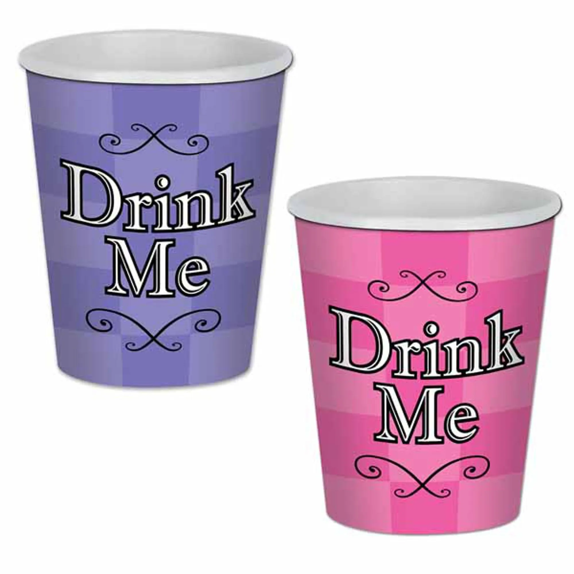 Alice In Wonderland Themed Bevcup Set - 8 Pack