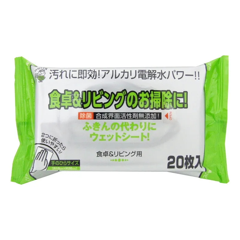 Alkaline Electrolyzed Water Table Wipes