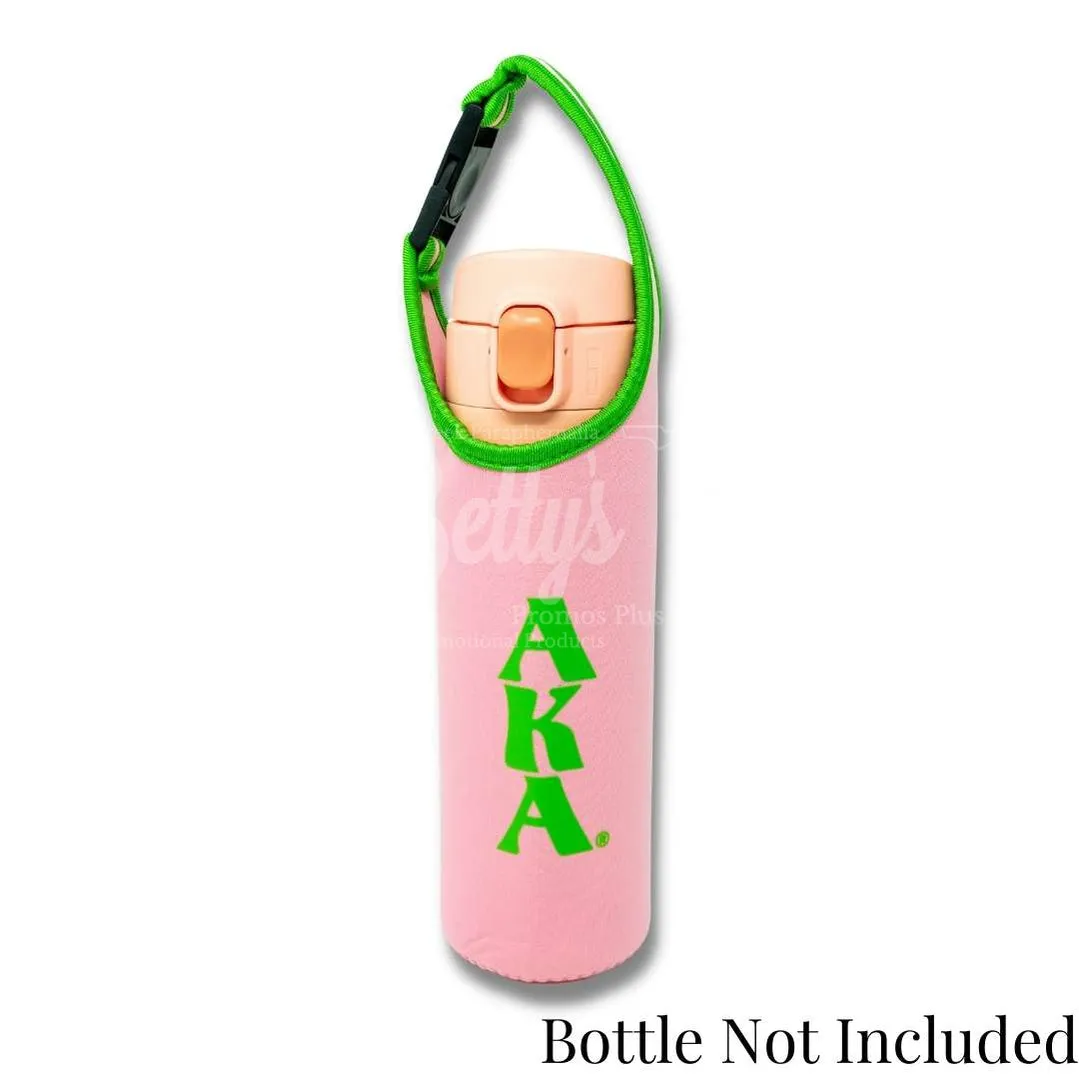 Alpha Kappa Alpha AKA Neoprene Water Bottle Holder