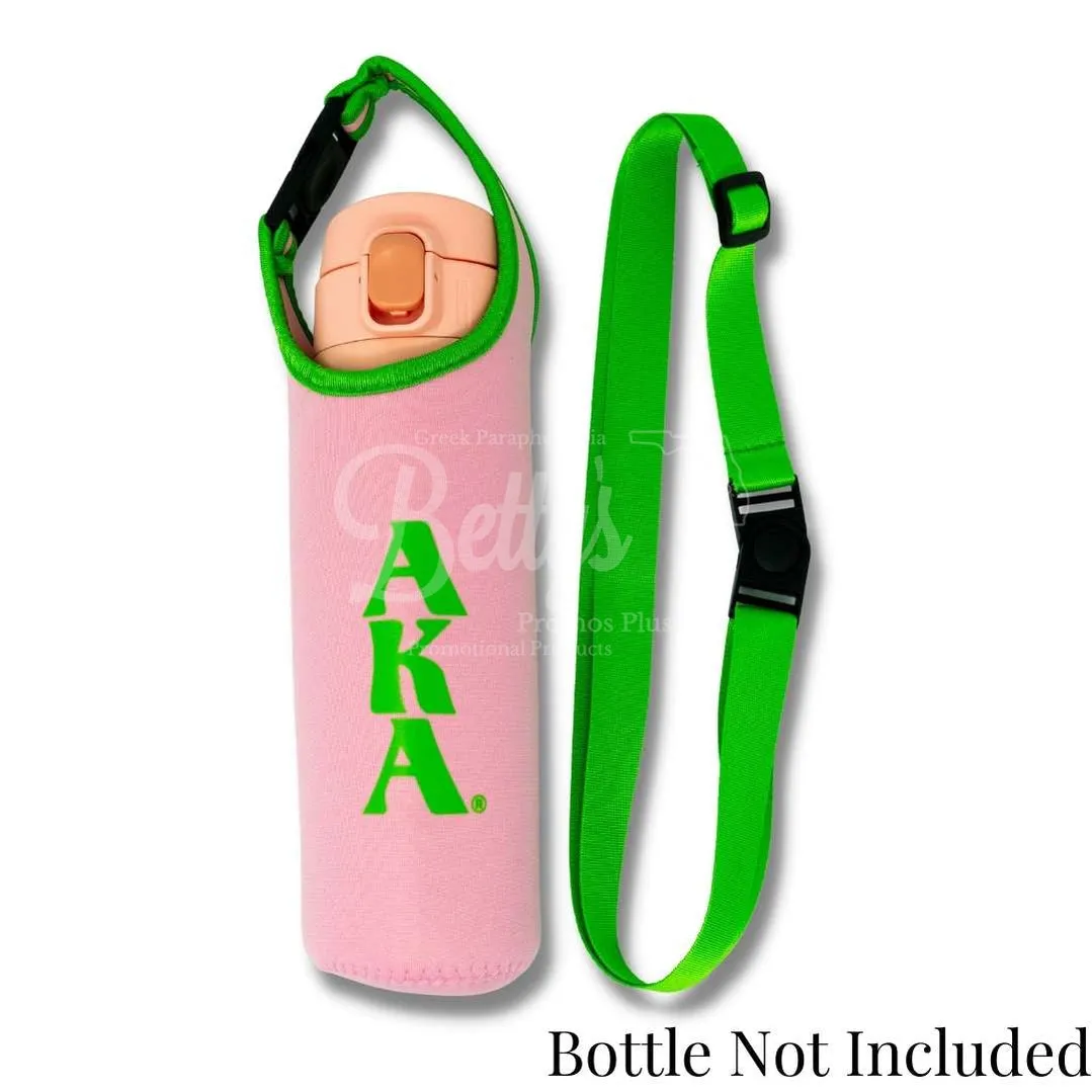 Alpha Kappa Alpha AKA Neoprene Water Bottle Holder