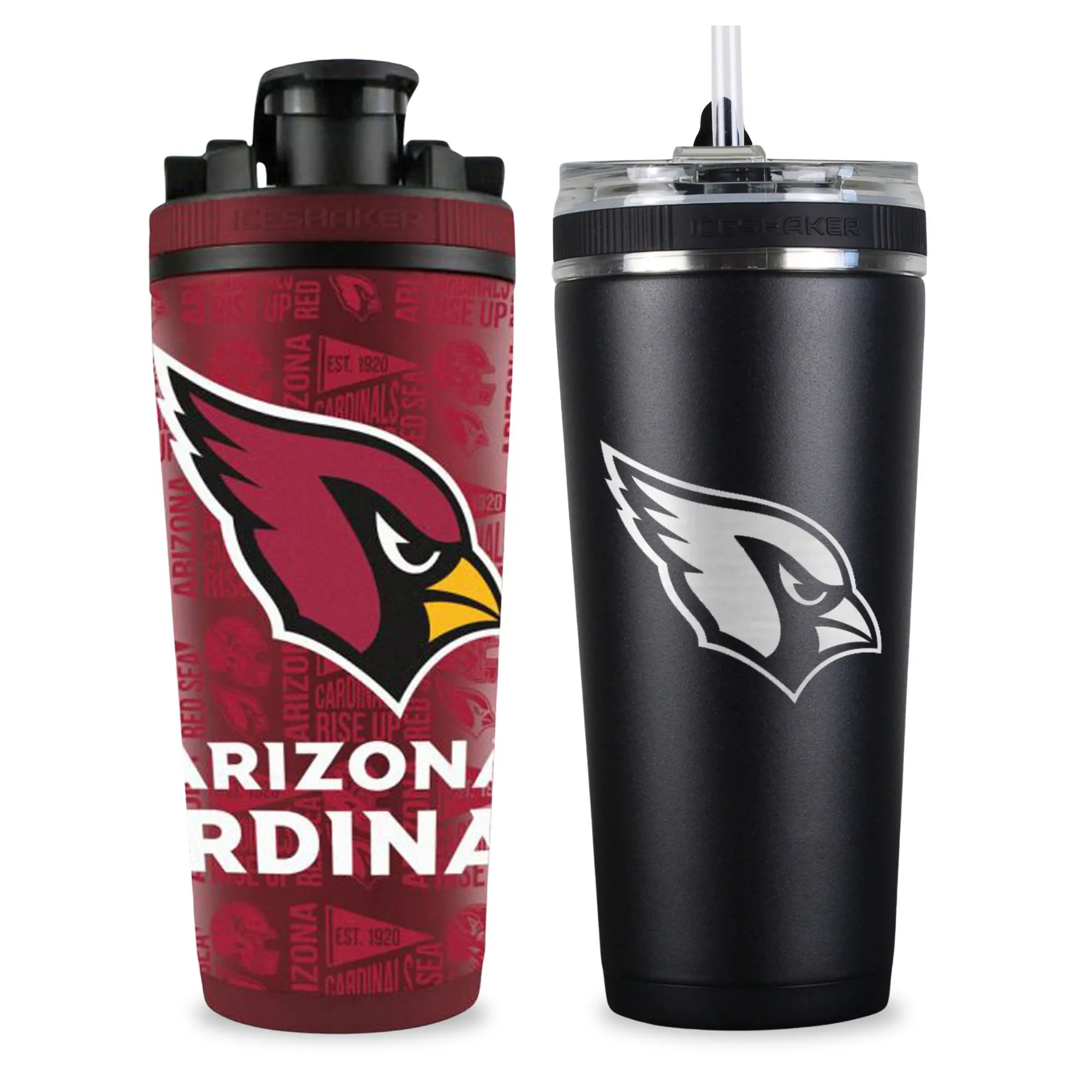 Arizona Cardinals 4D Shaker & Flex Bottle Bundle