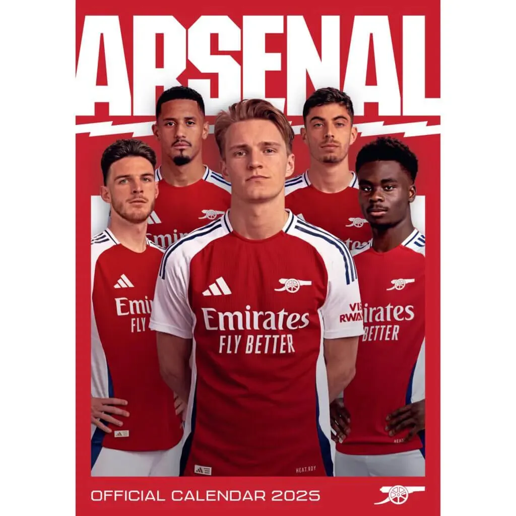 Arsenal 2025 Official Calendar