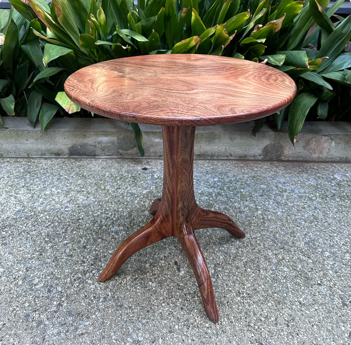 Avocado Wood Pedestal Table