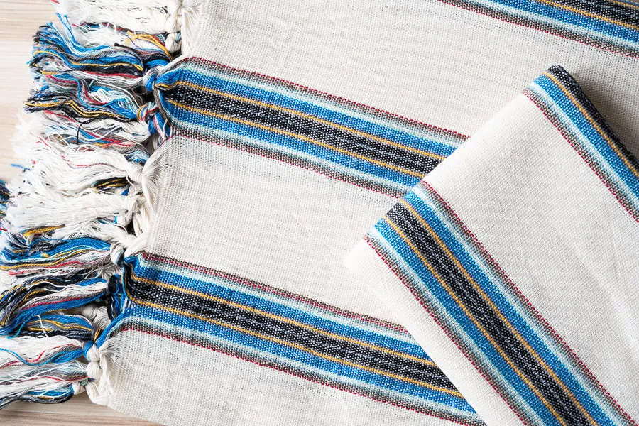 Azure Linen Towel