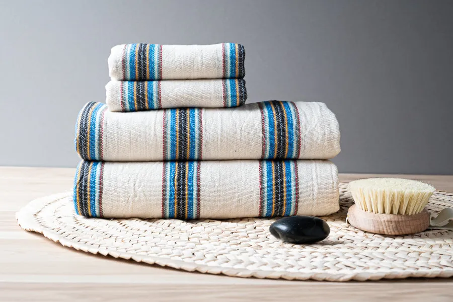 Azure Linen Towel