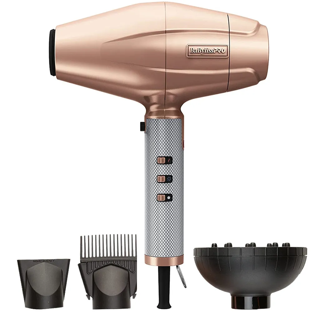 BaByliss PRO FXBDRG1 Rose GoldFX High Performance Turbo Dryer