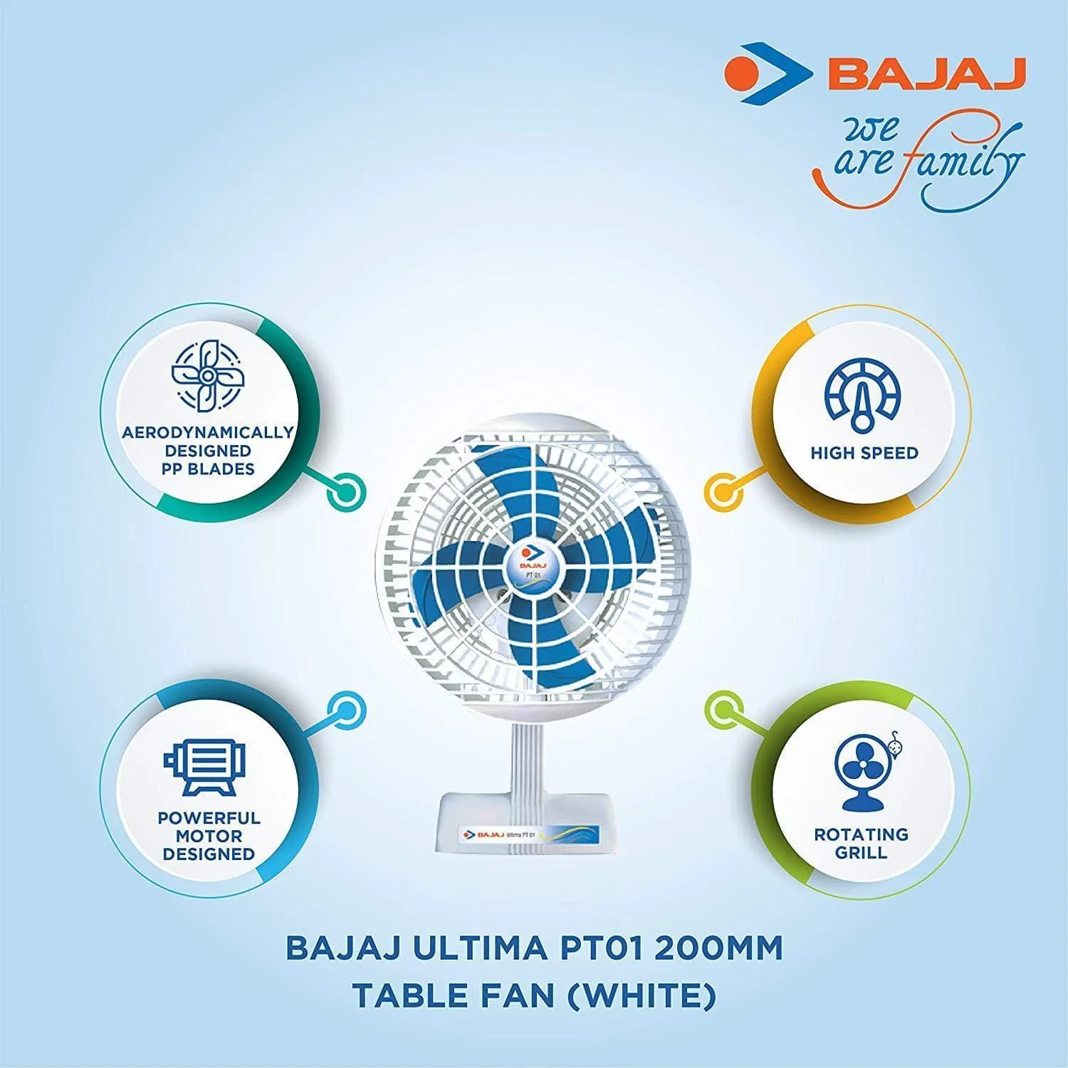 BAJAJ ULTIMA PT01 200MM TABLE FAN