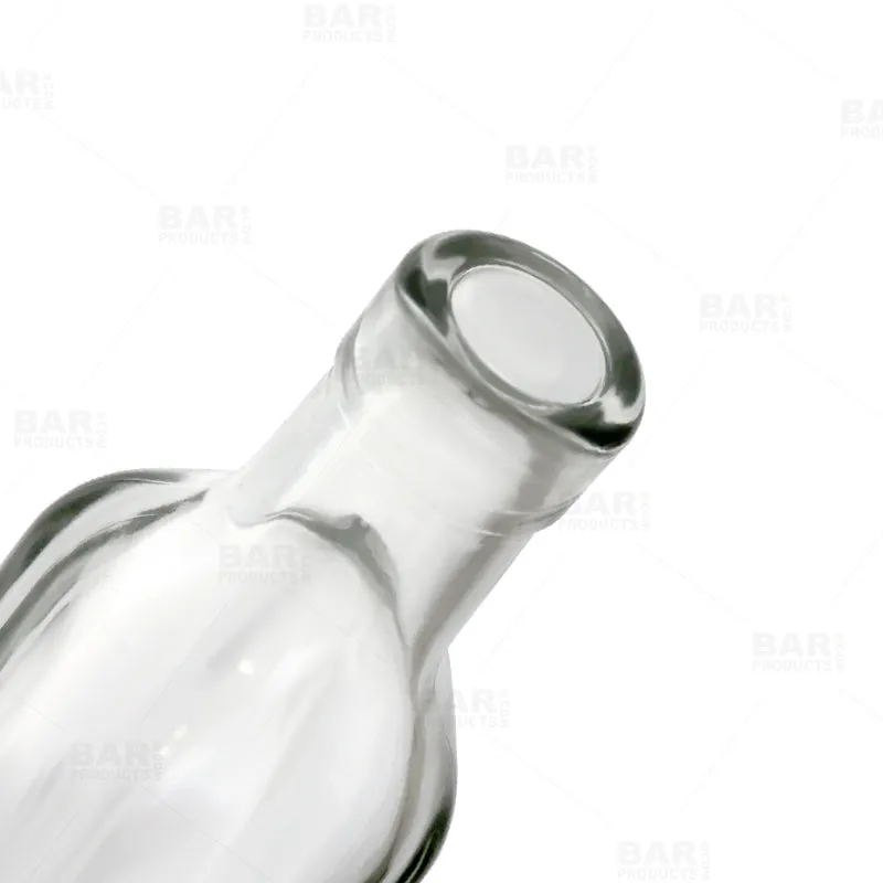 BarConic® Antique Oil - Vinegar - Mixer Square Glass Bottle - 8oz