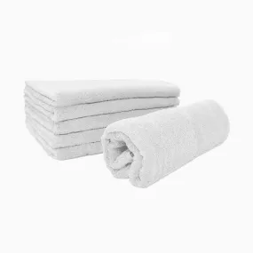 Barneys Platinum Collection Commerical Bath Towels - White - 6 Pieces