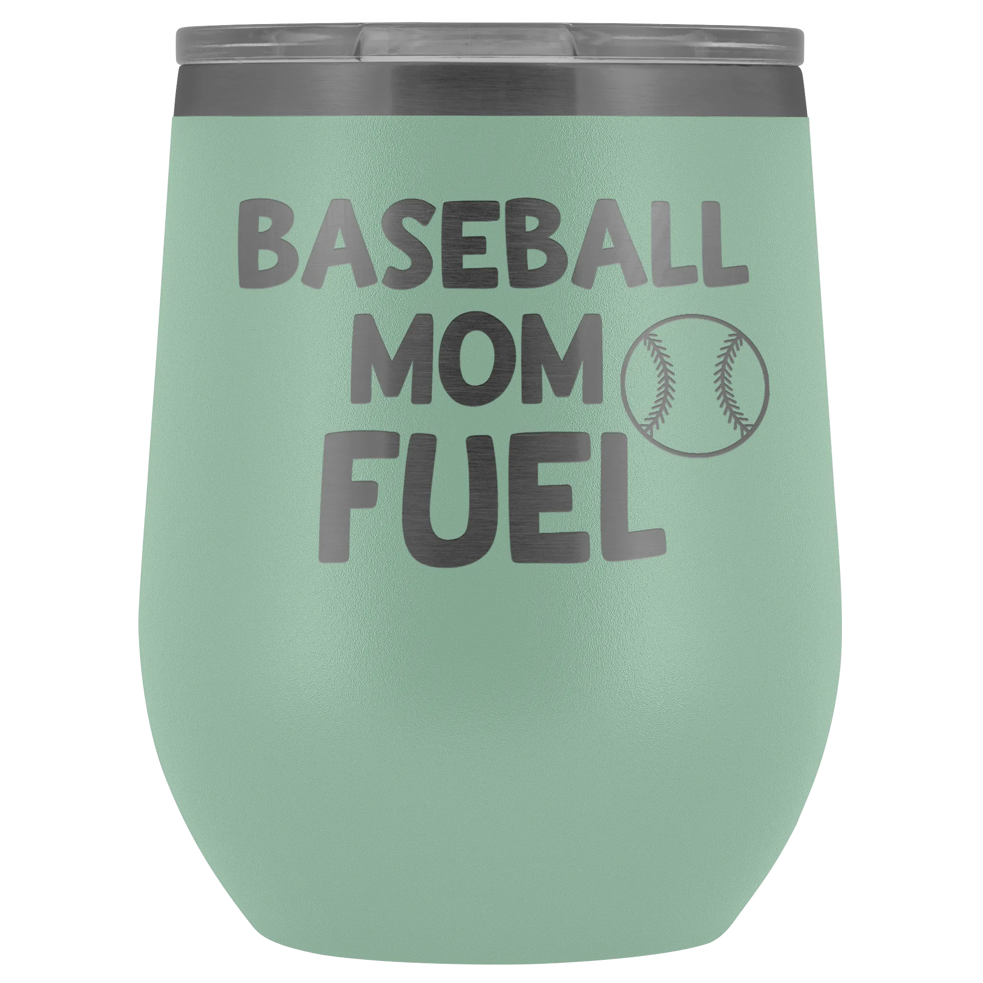 Baseball Mom Fuel Laser Engraved Wine Tumbler