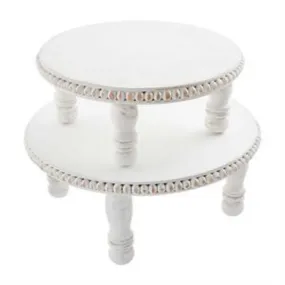 Beaded pedestal risers