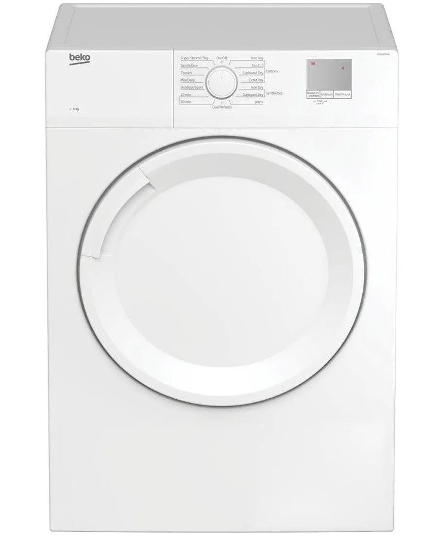 Beko 8kg Vented Tumble Dryer | DTGV8000W