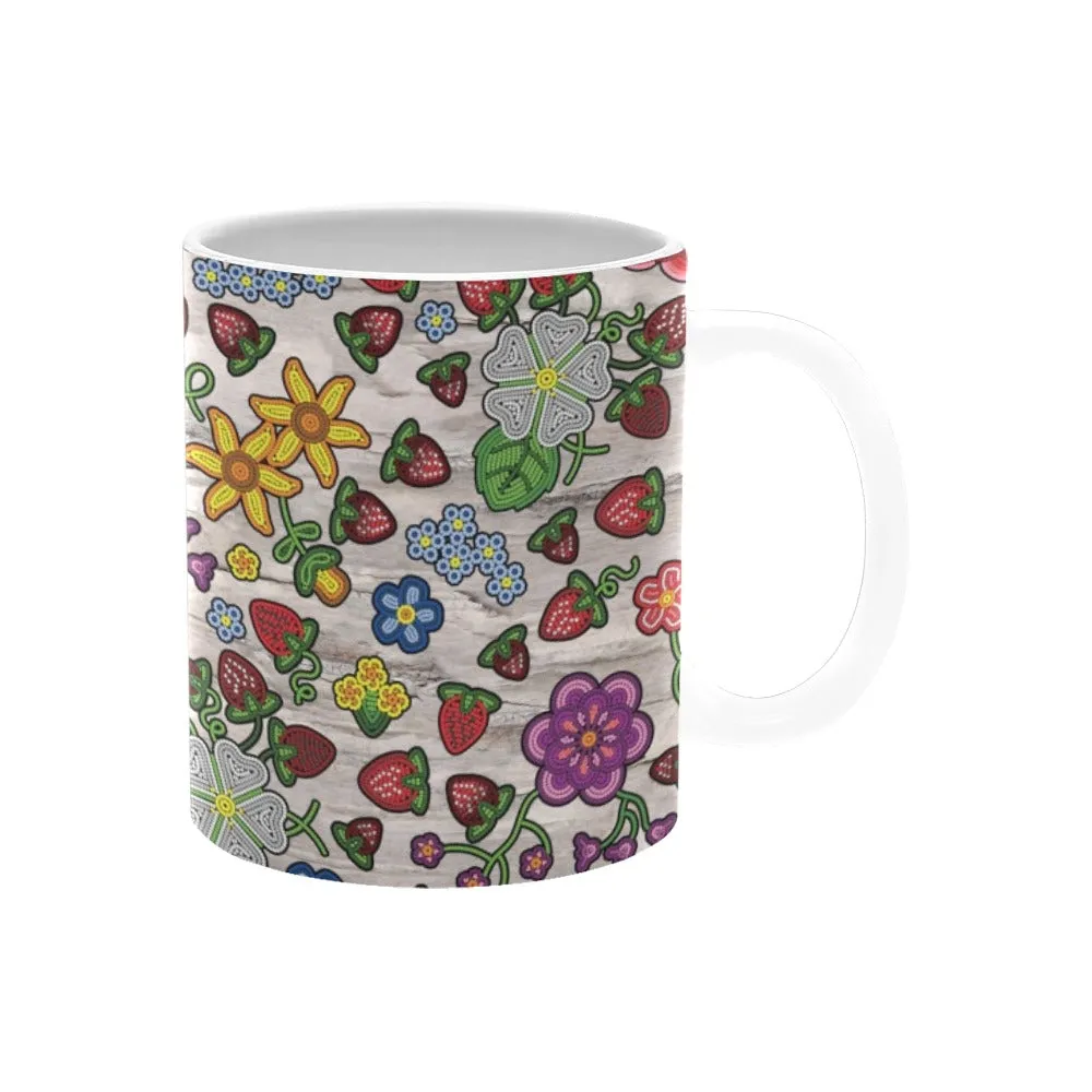 Berry Pop Bright Birch White Mug(11OZ)