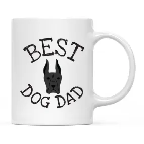 Best Dog Dad Dog Graphic Ceramic Coffee Mug