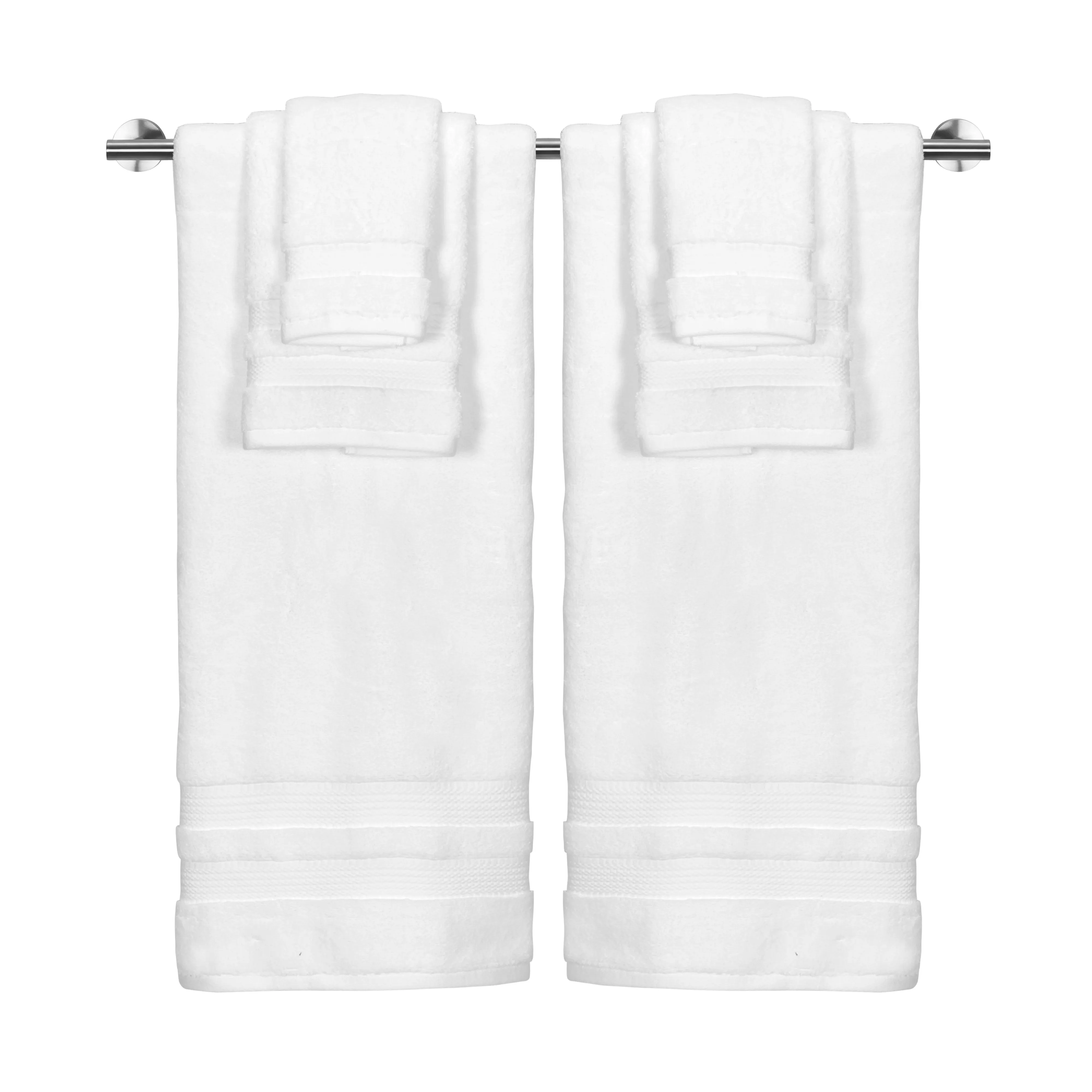 BETHANY 6-PIECE TOWEL SET: THE UTMOST LUXURY ZERO TWIST SOLID