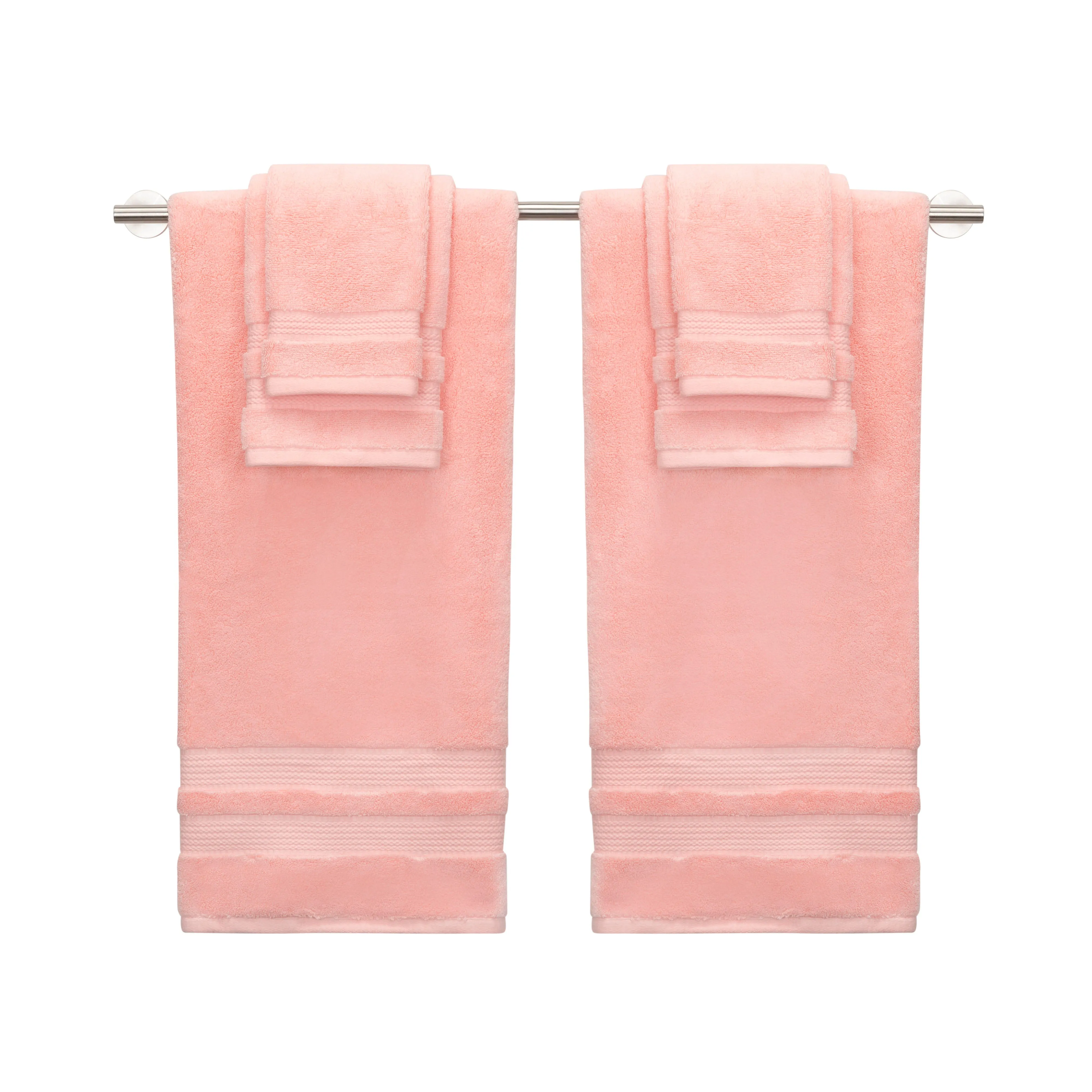 BETHANY 6-PIECE TOWEL SET: THE UTMOST LUXURY ZERO TWIST SOLID