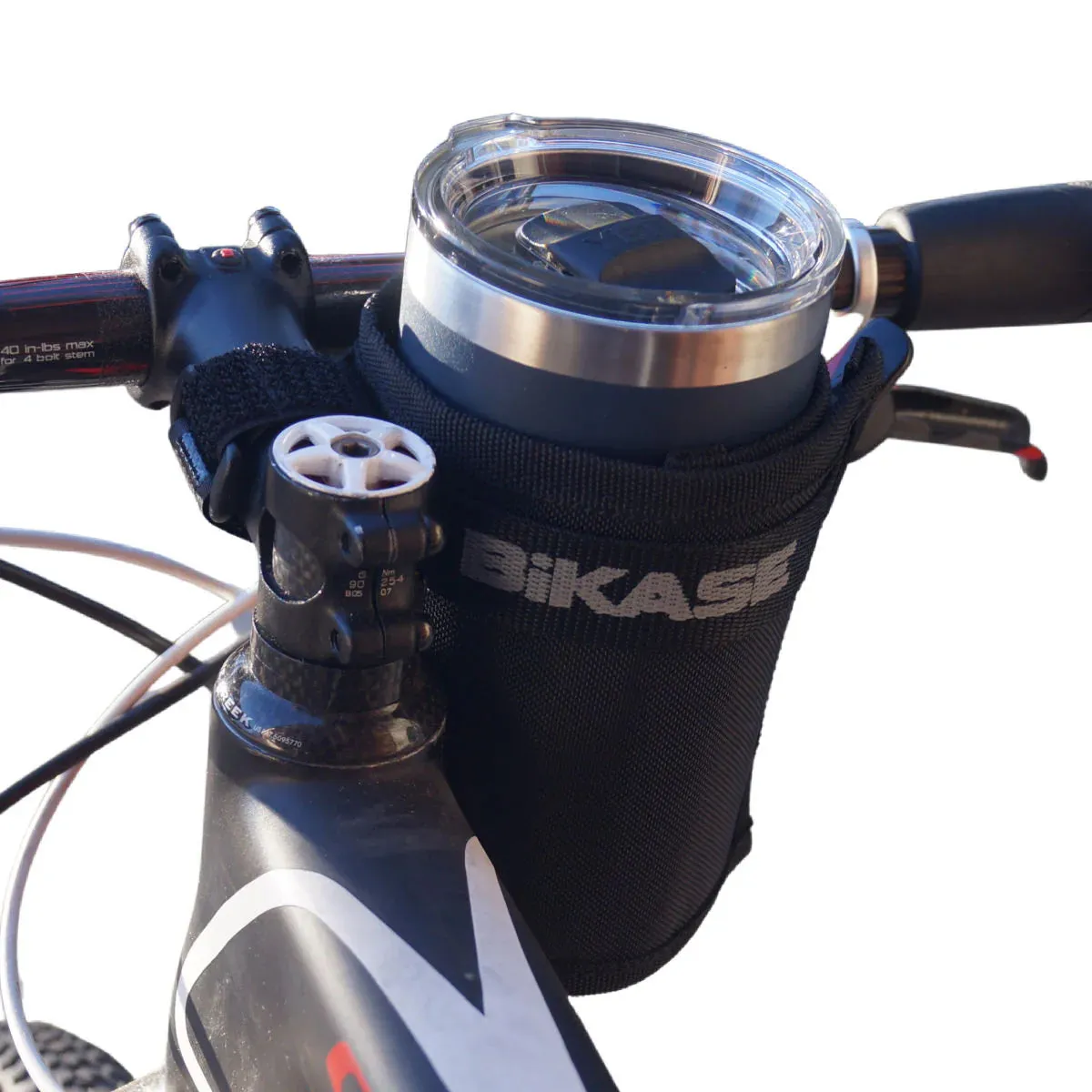 BiKase Beverage Wrap Insulated Black Clip-On Bottle Cage