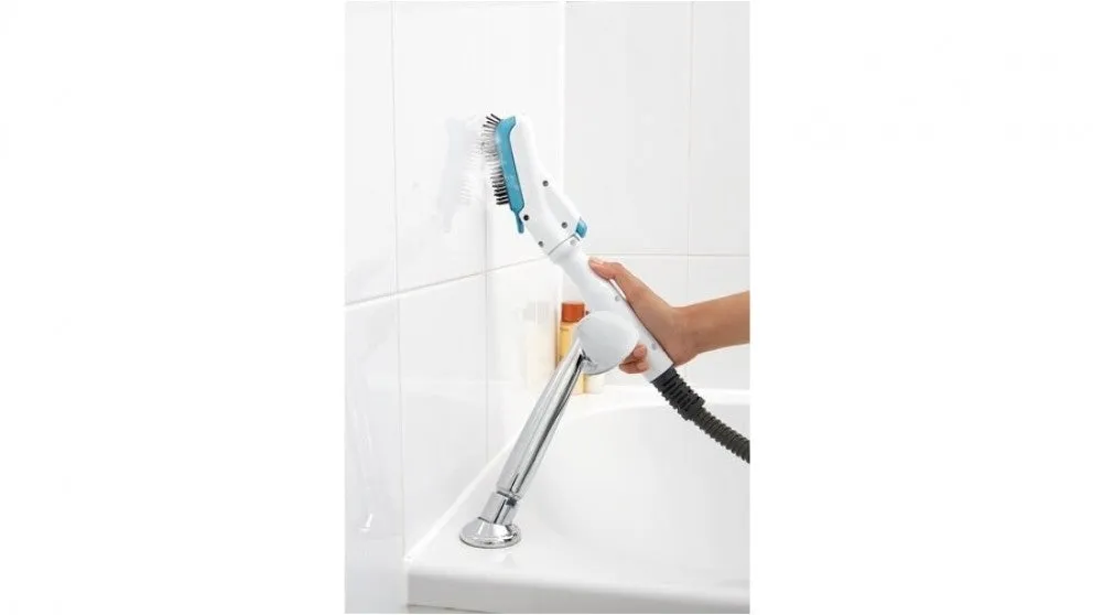 BLACK DECKER 15-in-1 Steam Mop with SteaMitt /  White & Blue