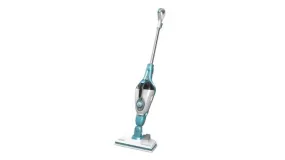 BLACK DECKER 15-in-1 Steam Mop with SteaMitt /  White & Blue