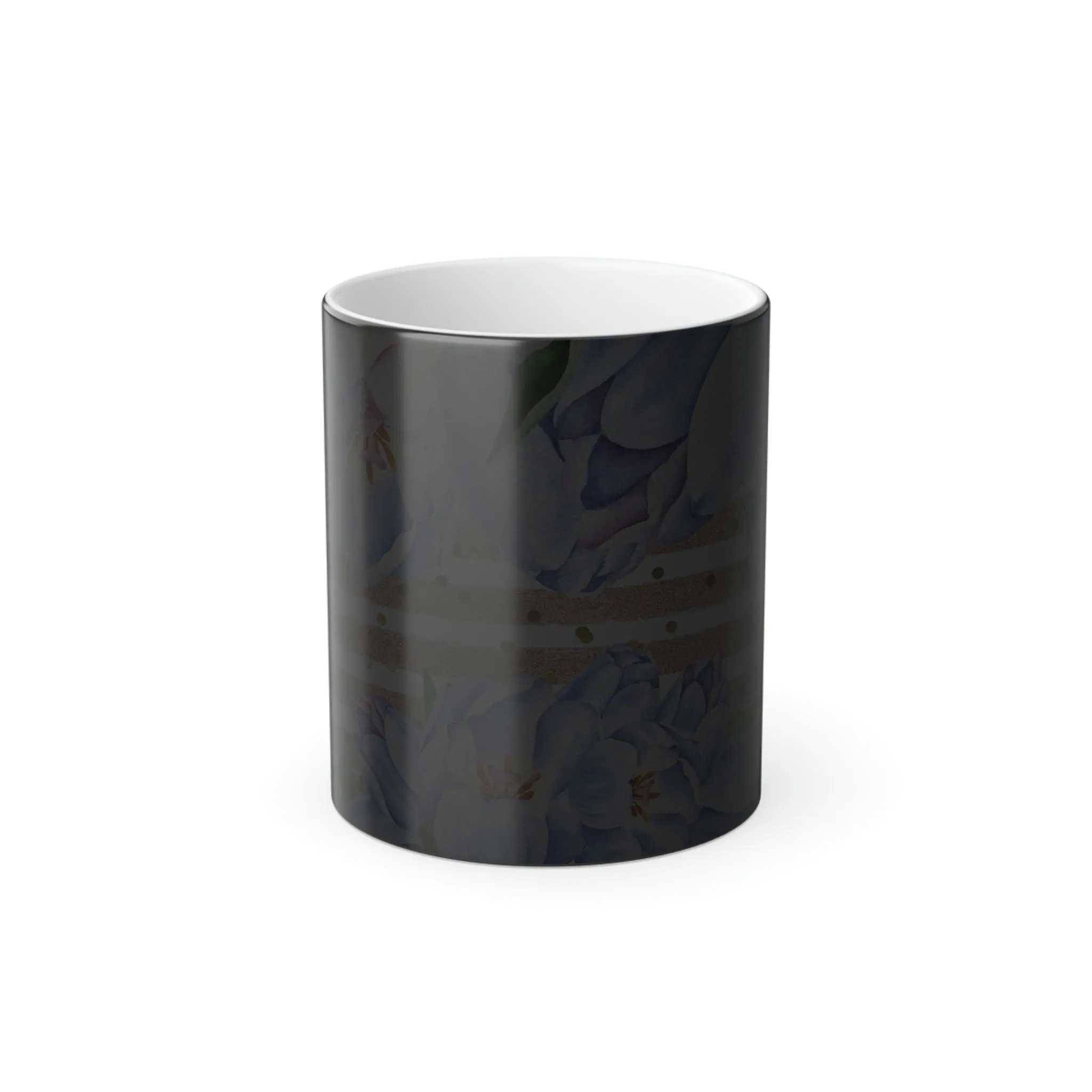 Blue flowers 11oz Color Morphing Mug