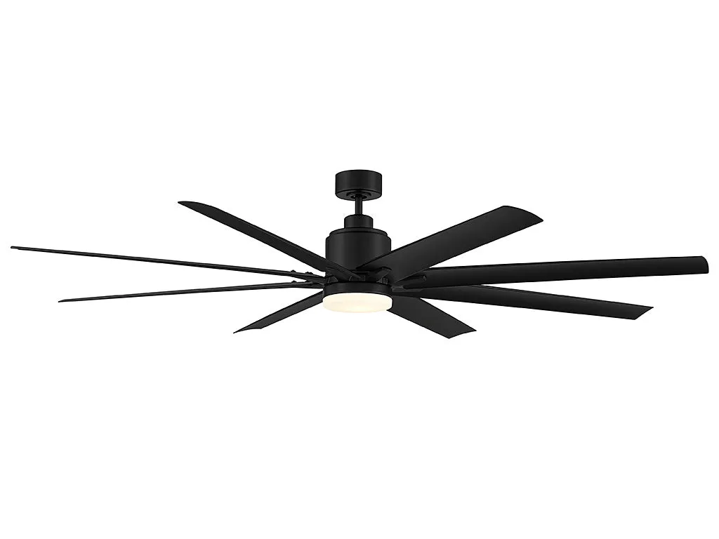 Bluffton 72" Ceiling Fan in Matte Black