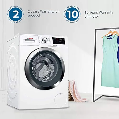 Bosch 9 kg Inverter Fully-Automatic Front Loading Washing Machine (WAT28661IN, White, Inbuilt Heater)