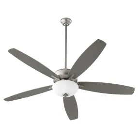 Breeze 60" Ceiling Fan in Satin Nickel