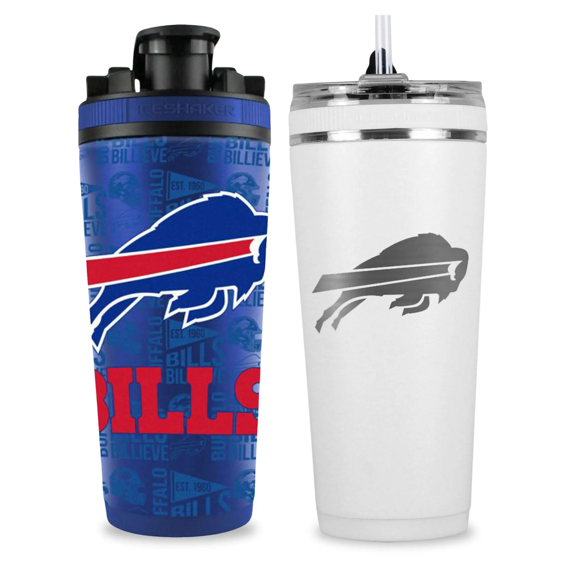 Buffalo Bills 4D Shaker & Flex Bottle Bundle