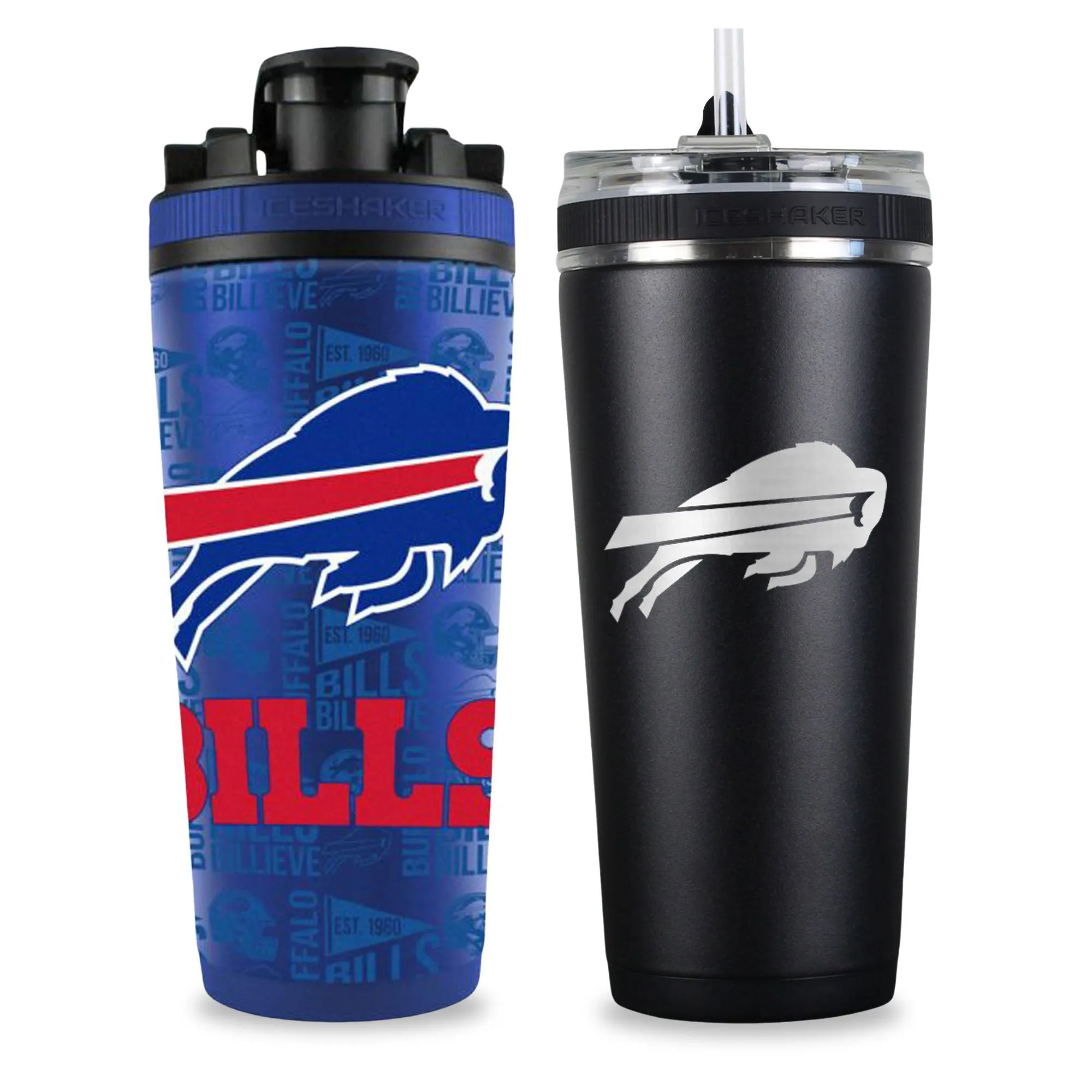 Buffalo Bills 4D Shaker & Flex Bottle Bundle