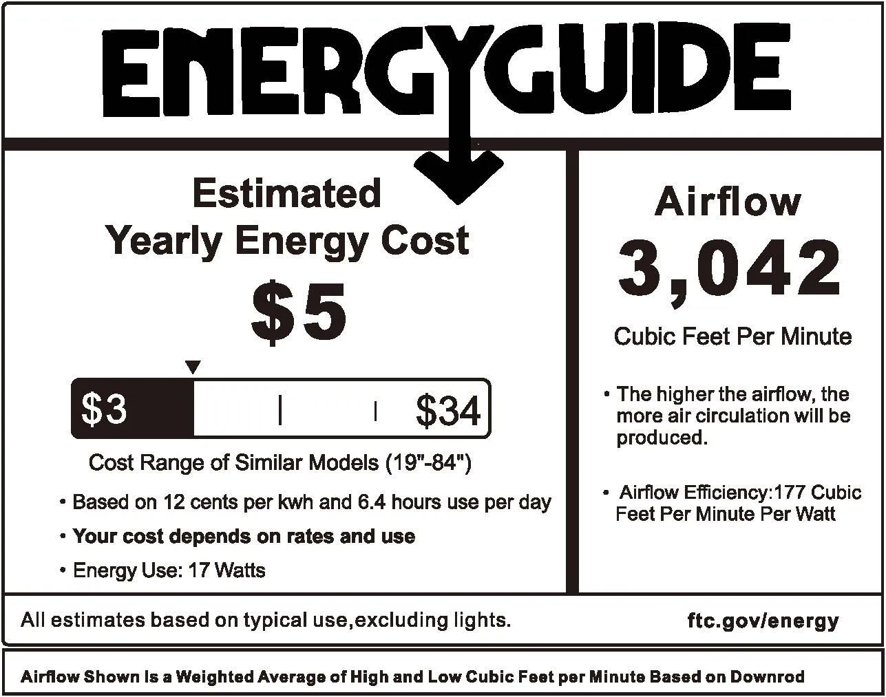 Byrness Low Profile Ceiling Fan with LED Light and Remote 52 inch