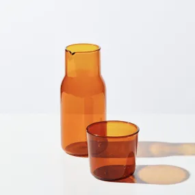 Carafe and Cup Set | Amber