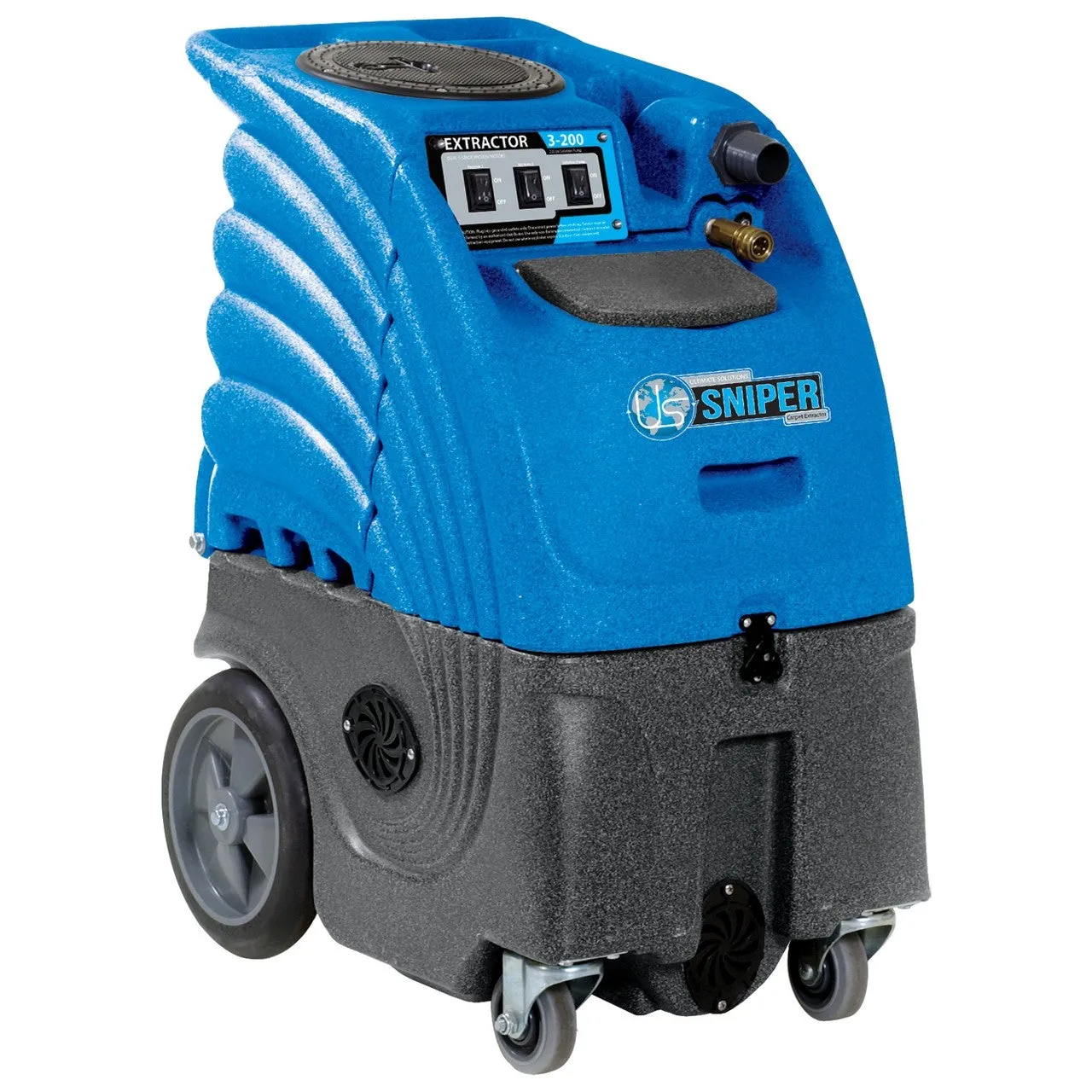 Carpet Extractor | Sandia Sniper 80-2100-H, 12 Gallon, 100 PSI, Hot Water