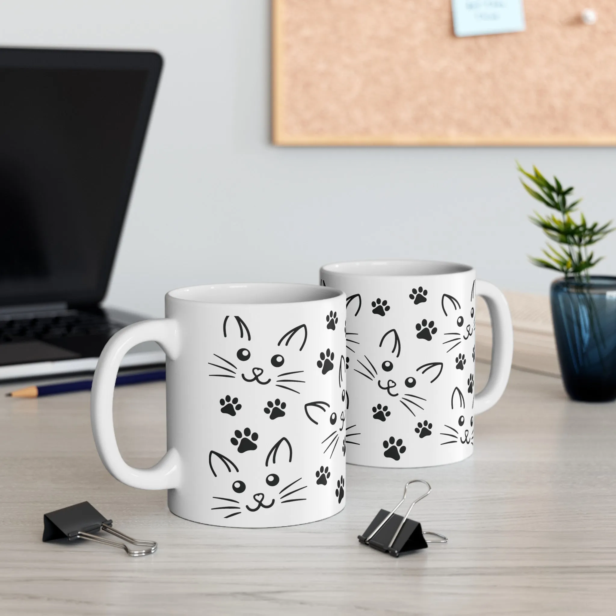 Cat Friends Ceramic Mug