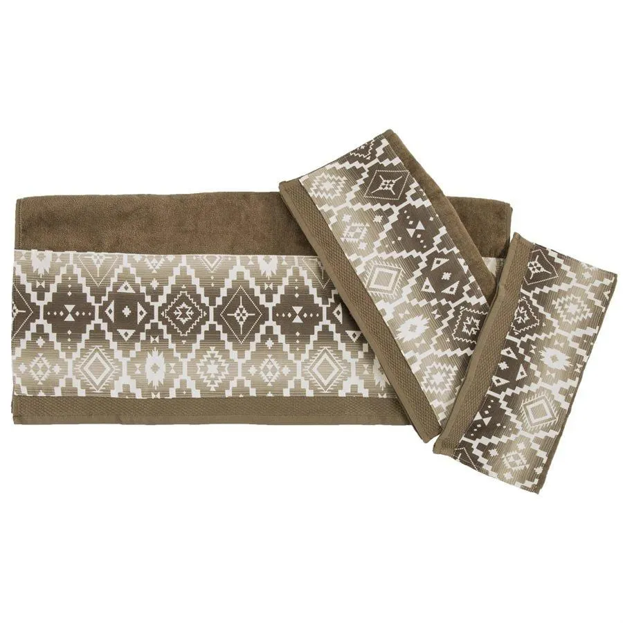 Chalet Aztec 3PC Towel Set