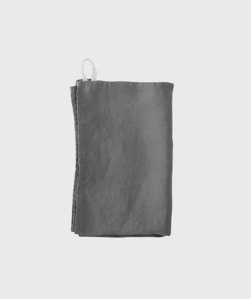 Charcoal Linen Tea Towel