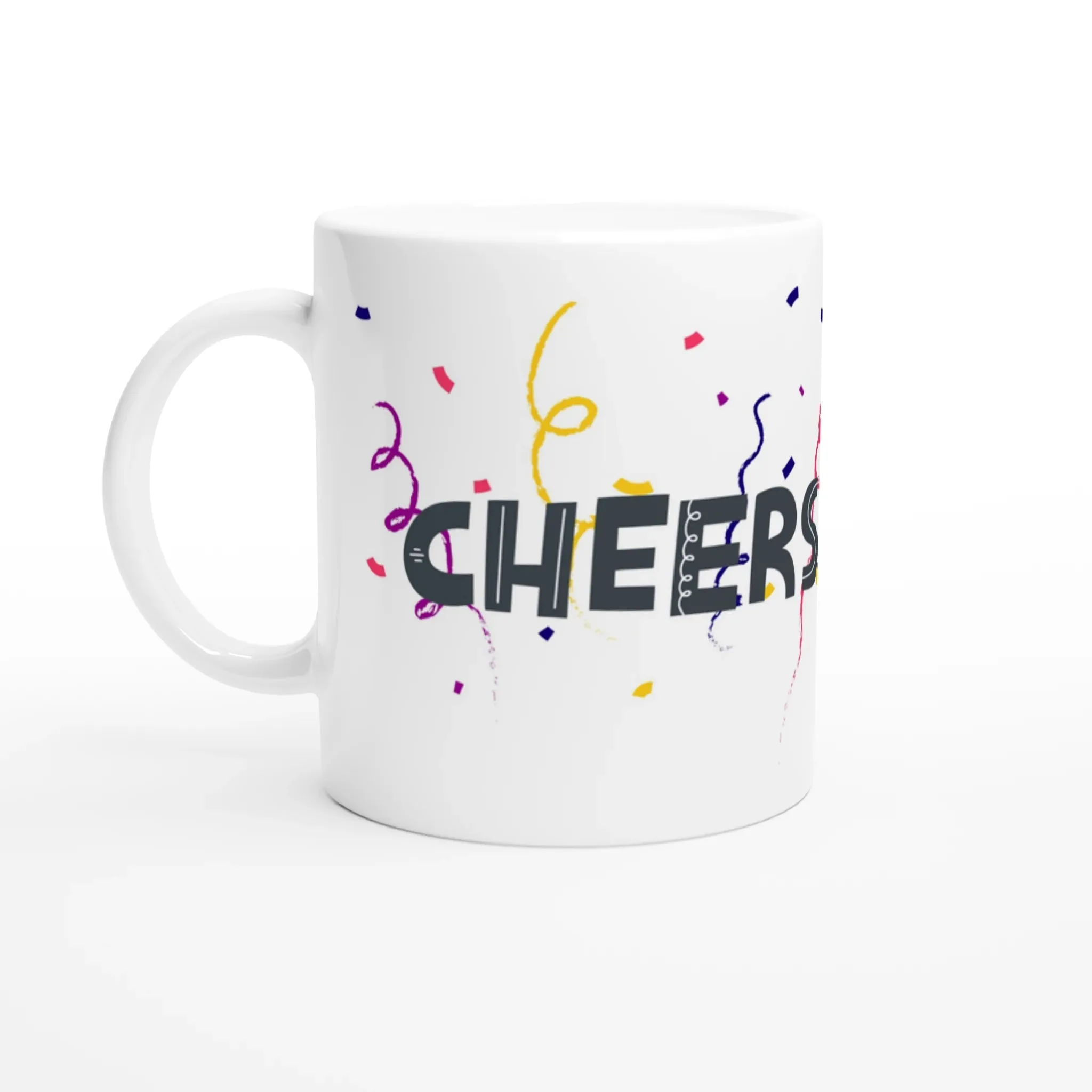 Cheers Reindeer Christmas Mug | Fun Holiday Mug